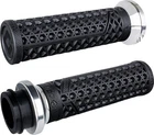 Odi Vans V-twin Full Waffle Lock-on Grips 1" Black/silver Clamp Hd Tbw New. Price: $61.14.