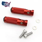 Fxcnc Motorcycle Bike Folding Pegs Rear Set Pedals Universal Red New. Price: $20.43.
