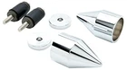 Krator Silver Spiked Bar Ends Weights Sliders Easy Installation HBD027S New. Price: $17.00.