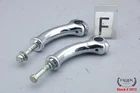 2003 Harley Softail Deuce 1" Handlebar Riser Mount Clamp Set Chrome 5.5" Tall Used. Price: $76.50.