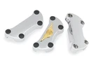 Bikers Choice 74-UP Chrome Handlebar Clamp Without Skirt Harley 56170-83T New. Price: $27.99.