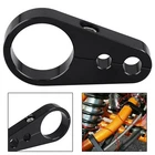 Black 1/4" Clutch Cable Brake Line Clamp Clip For Harley Dyna Handlebar Frame New. Price: $15.32.