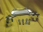 Harley, Fx 74-94, Chrome Handle Bar Riser Kit Top Clamp, Bolts, Stock Height New. Price: $55.99.