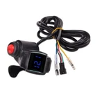 Koobook 1PCS 12V-72V E-bike Universal Thumb Throttle Led Display Voltage Black New. Price: $21.35.
