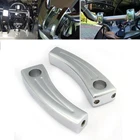 Motorcycle Silver 1" Handle Bar Risers For Kawasaki Vulcan 900 Classic Lt Custom New. Price: $55.08.