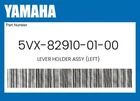 Yamaha Genuine Lever Holder Assy (left) 5VX-82910-01-00 New. Price: $132.79.