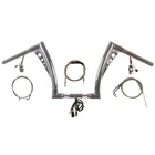 1/4" Chrome 11" Santee Fat Bonanza Bar Prewired Pkit 2006-2011 Harley Dyna New. Price: $849.16.
