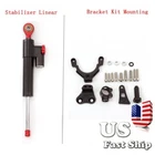 Usa Bracket Kit Steering Stabilizer Damper Linear For Kawasaki Z900 17-18 Blk+rd New. Price: $83.90.