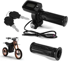 Upgraded E-bike Throttle 48V W/lcd Display M Button-keyless And Left Side Grips New. Price: $40.99.