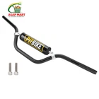 Weiyingsi Universal 7/8 Inch 22MM Dirt Bike Handlebars, With Foam Pad, Black New. Price: $64.83.