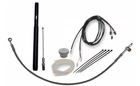 Fat Baggers Chrome Ez Install Kit For Harley 14" Handlebars W/ Clutch Extension New. Price: $178.65.