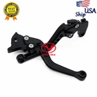 Cnc Black Shorty Clutch Brake Levers Hand For Yamaha Yzf R6 2017 2018 2019-24 New. Price: $20.46.