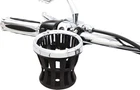 Ciro Drink Holder 1/4" Handlebar Mount Chrome/black Clamp 50415 New. Price: $80.99.