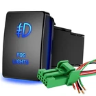 Nilight Fog Lights Push Button Switch 12V Off With Connector Wire Kit New. Price: $11.50.