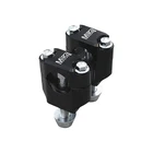 Mika Metals Mounts Black, 7/8IN Handlebars MK-BL-78 New. Price: $72.05.