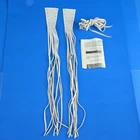 Indian Chief Handlebar Grip Cover Fringe Tassel White Color Pure Leather Nos New. Price: $125.99.