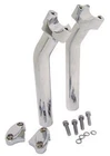 V-factor 41010 Chrome 9.5" Pullback Risers For 1" Harley Handlebars New. Price: $126.95.