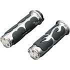 Kuryakyn 6260 Premium Iso-flame Grips, Cable Throttle, '82-UP Harley New. Price: $99.99.