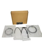 Burly Cable Brake Line Kit Stainless Braid 14" Gorilla Bars For Harley Flhr/flrt New. Price: $156.70.