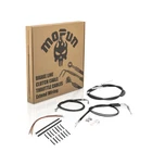 Black Extended 16"-18" Handlebar Cable Kit For Harley Heritage Softail Deuce New. Price: $121.59.