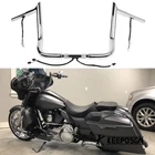 12" Prewired Meathook Ape Hanger Handlebar For Harley Street Glide Electra New. Price: $209.08.