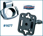 Kuryakyn #1677 Premium Chrome Device Holder Accessory Mount For 1" Handlebars New. Price: $25.00.
