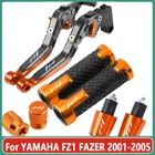 For Yamaha FZ1 Fazer Orange 4PCS Cnc Handle Grips Cap Brake Clutch Levers Sets New. Price: $52.91.