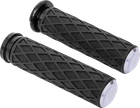 Arlen Ness Diamond Tbw Black Chrome 1" Handlebar Grips 2008-2022 Harley New. Price: $85.45.