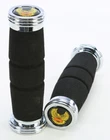 Emgo Roadhawk Foam Grips 1"X5.5" Black/chrome End Cap 42-40600 New. Price: $17.05.