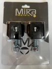 Mika Metals 7/8 Aluminum Handlebar Clamps Black 205-6002BK Nos New. Price: $45.00.