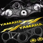 Handle Bar Yoke Cover Carbon Look+chrome Gold 8"LOGO+EMBLEM Sticker 09-11 YZF-R1 New. Price: $36.56.