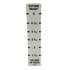 Scag 482549 Decal, Cutting Height New. Price: $16.29.