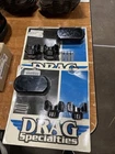 Harley Drag Specialties Handlebar Riser Top Clamp Kit Black Softail Dyna Fxr New. Price: $112.50.