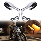 Chrome Muscle Rear View Mirrors For Harley Davidson V-rod Vrod Vrscf 09-2017 16 New. Price: $54.32.