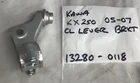 Kawasaki KX250 Clutch Lever Bracket Fits 2005-07 Used Oe P/n 13280-0118. Price: $24.00.