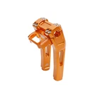 8.0" Orange Pullback Handlebar Riser For Harley Softail Breakout Flsb Dyna Fxdf New. Price: $199.95.