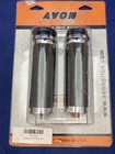 New Genuine Avon VT-62-CH-FLY Grips, V-cruiser Fbw, Chrome/ Black. Price: $55.26.