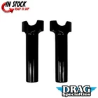 Drag Specialties 0602-0521 Black 6" Buffalo Handlebar Risers For 1" Harley New. Price: $137.79.