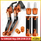New For Kawasaki Ninja ZX9R ZX10R ZX12R Brake Clutch Levers Handle Grips End Cap. Price: $54.27.