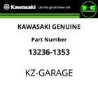 Kawasaki Genuine Brake Pedal Lever 13236-1353 New. Price: $79.14.