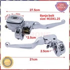 Fit Harley Softail Deluxe Fat Boy Chrome Brake Clutch Lever Pump Master Cylinder New. Price: $269.95.