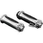 Kuryakyn 6297 Chrome Zombie Skull Hand Grips Premium Harley Electronic Throttle New. Price: $184.99.