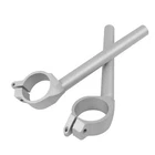 Left & Right Clip-on Handlebars For Yamaha YZF-R6 2006-2016 Silver New. Price: $47.99.