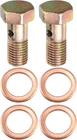 Autohaux Set Banjo Bolt Brake Fitting Adapter Kit M8X1.25 Line... New. Price: $10.50.