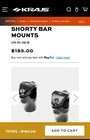 Kraus Motorcycle Riser Handlebar Mount New. Price: $120.00.
