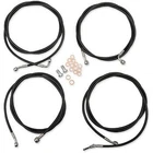 Choppers LA-8054KT-13B Black Vinyl Braided Handlebar Cable/brake Kit New. Price: $305.99.