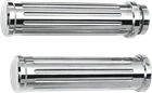 Pro One Chrome Grooved Handlebar Grips For 1980-2022 Harley Touring Softail New. Price: $137.45.