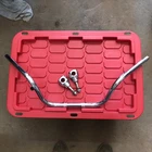 05-07 Yamaha Vstar 650 Custom Handlebars W/ Riser Clamp Set "small Twist" Used. Price: $50.00.