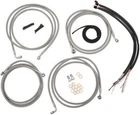 Choppers Complete Handlebar Cable Brake Line Kit Black LA-8005KT2A-16B New. Price: $480.55.