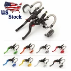 Motorcycle 7/8" Handlebar Hydraulic Brake Clutch Master Cylinder Levers Blk Usa New. Price: $51.16.